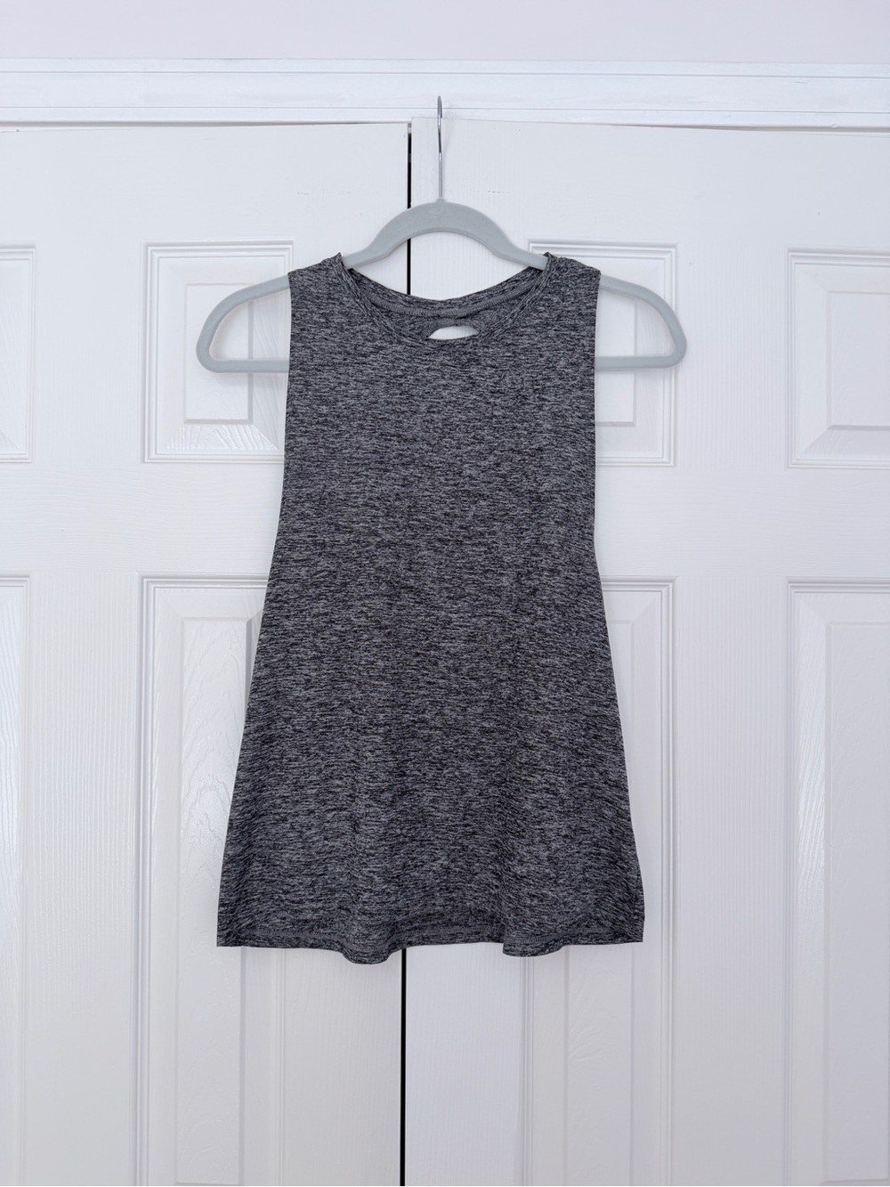 Beyond Yoga Charcoal Heather Sleeveless Tank Sz S